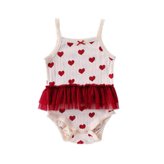 Heart Tulle Romper