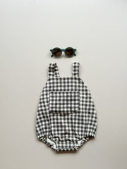 Milo Gingham Dungaree Set
