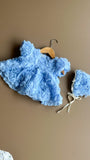 Blue Mist Rosette Set
