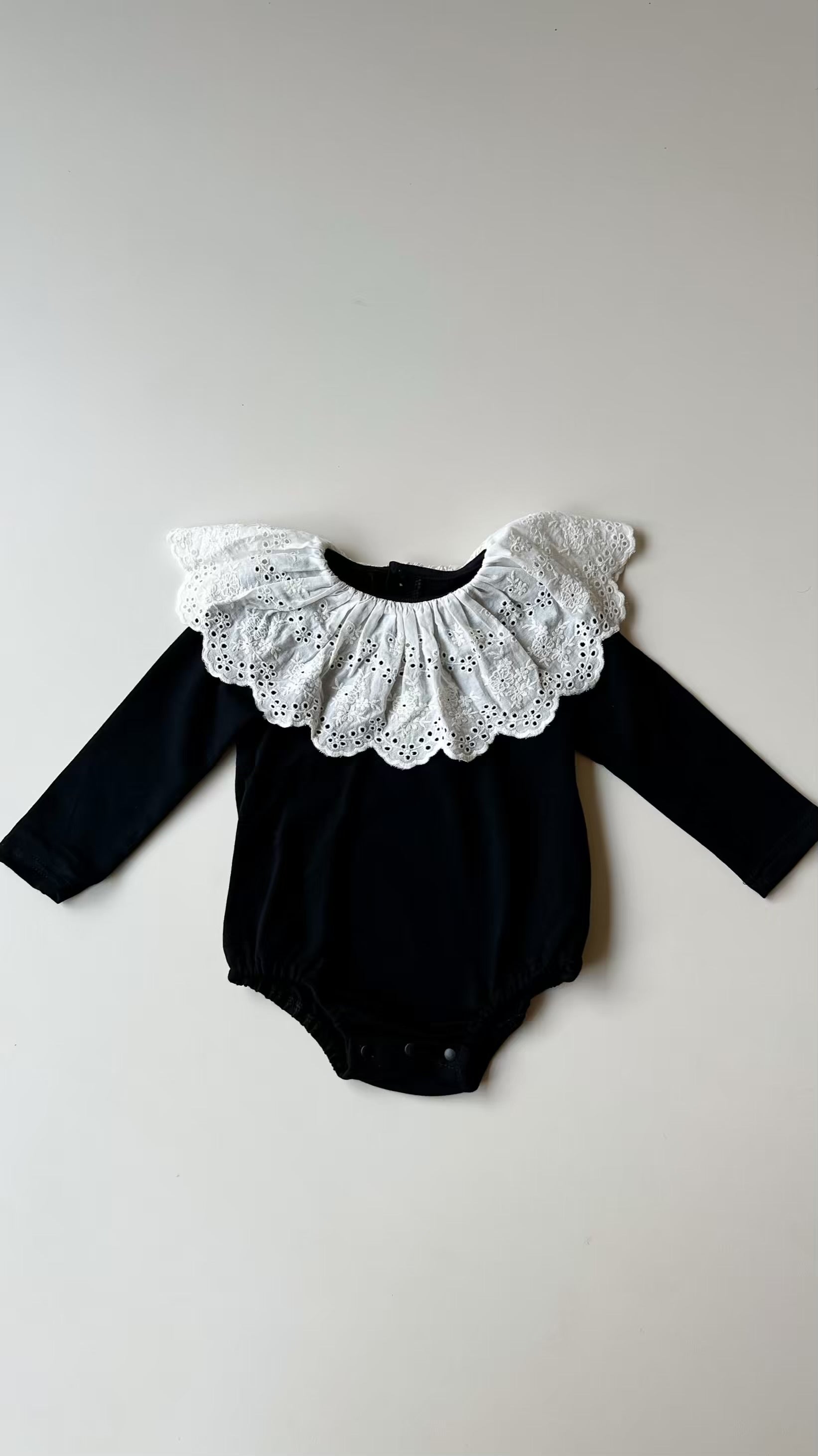 Lace Collar Romper