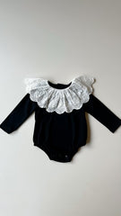 Lace Collar Romper