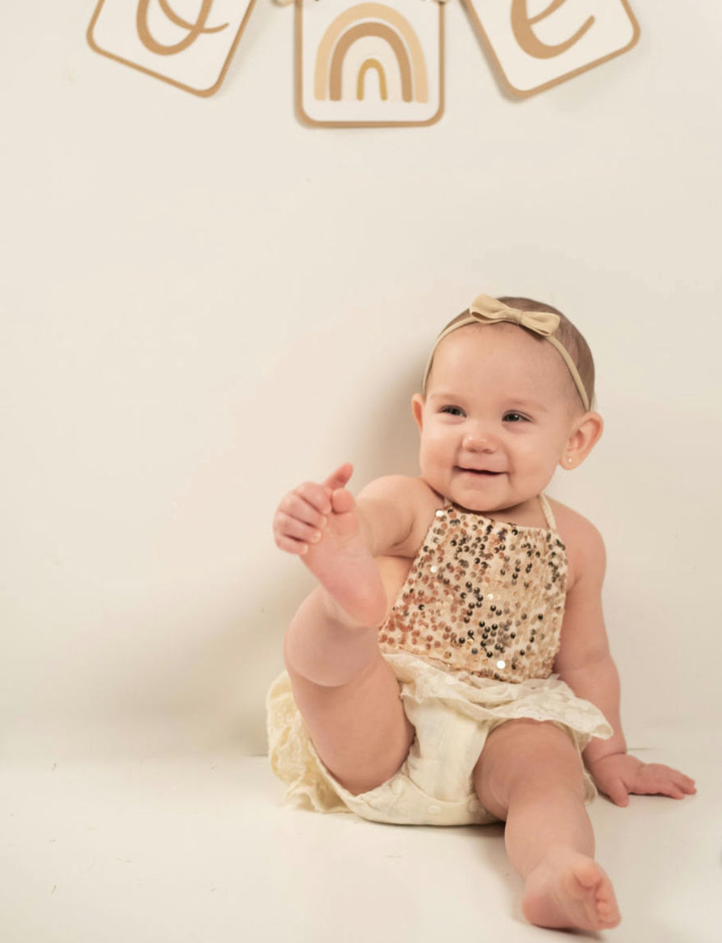 Twinkle Lace Romper
