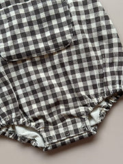 Milo Gingham Dungaree Set