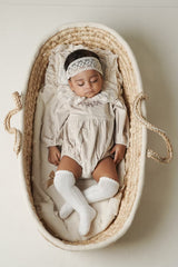 Elena lace collar romper