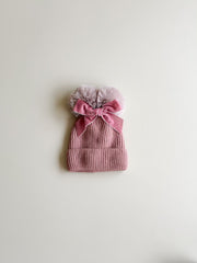 Double pom pom beanie