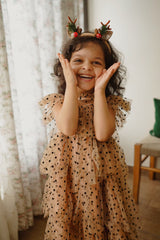 Lora frilled dress