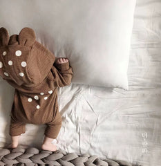 Tiny Teddy Hooded Romper