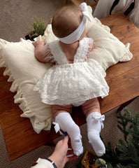 Adel white romper