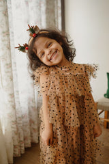 Lora frilled dress