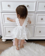 Adel white romper