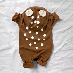 Tiny Teddy Hooded Romper
