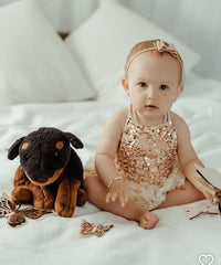 Twinkle Lace Romper