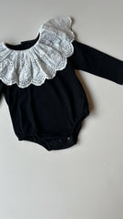 Lace Collar Romper