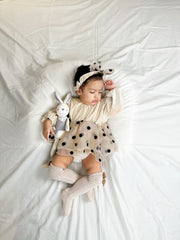 Aubrey Cream dress with headband
