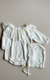 Liora Lace & Knit Baby Set