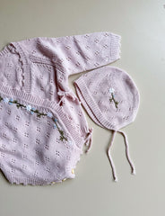 Blossom knit wrap set