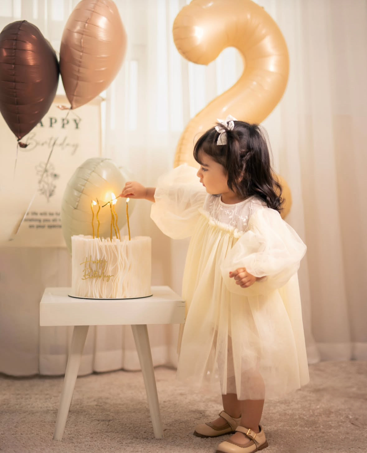 Charlotte ivory frock