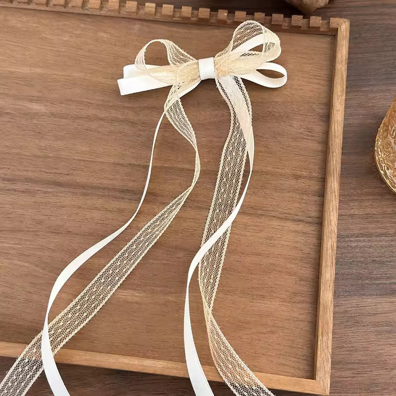 Ballet Ribbon Lace Bow Hairclip