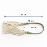 Vintage Lace Scallop Headband