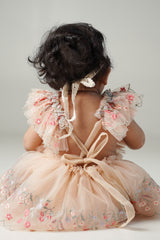 Peach Garden Romper