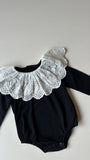 Lace Collar Romper