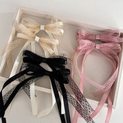 Ballet Ribbon Lace Bow Hairclip
