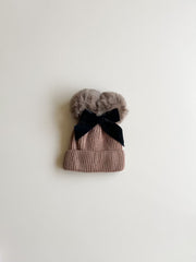 Double pom pom beanie