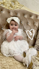 Adel white romper