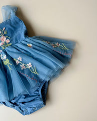 Blue bloom dress