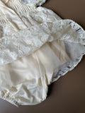 Ivory Bloom Lace Romper