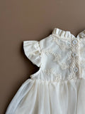 Aurelie Pearl Tulle Dress