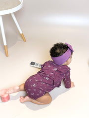Mila mulberry bodysuit +headband