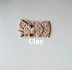 Cable knit headband