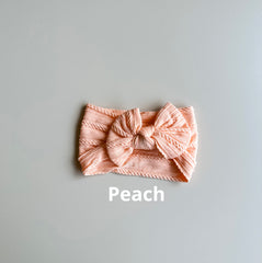 Cable knit headband