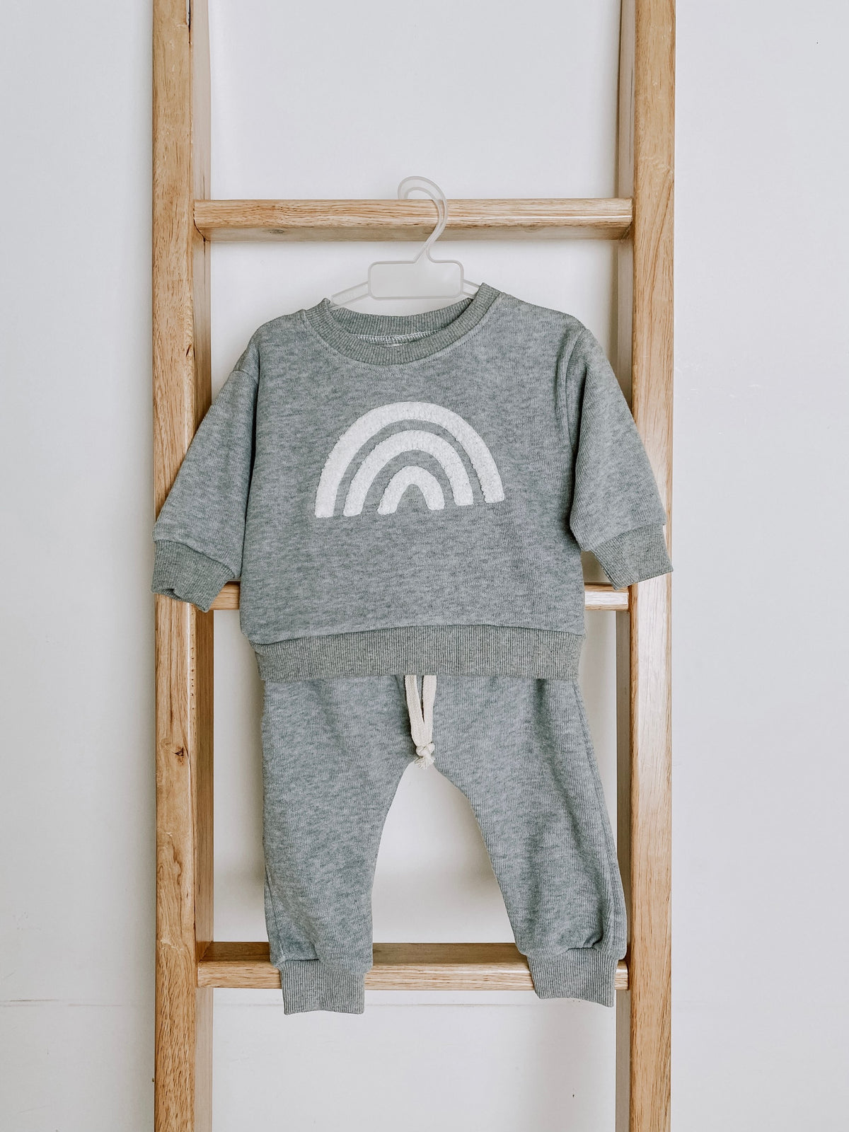 Grey Rainbow Clothing set