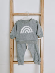 Grey Rainbow Clothing set