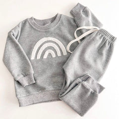 Grey Rainbow Clothing set