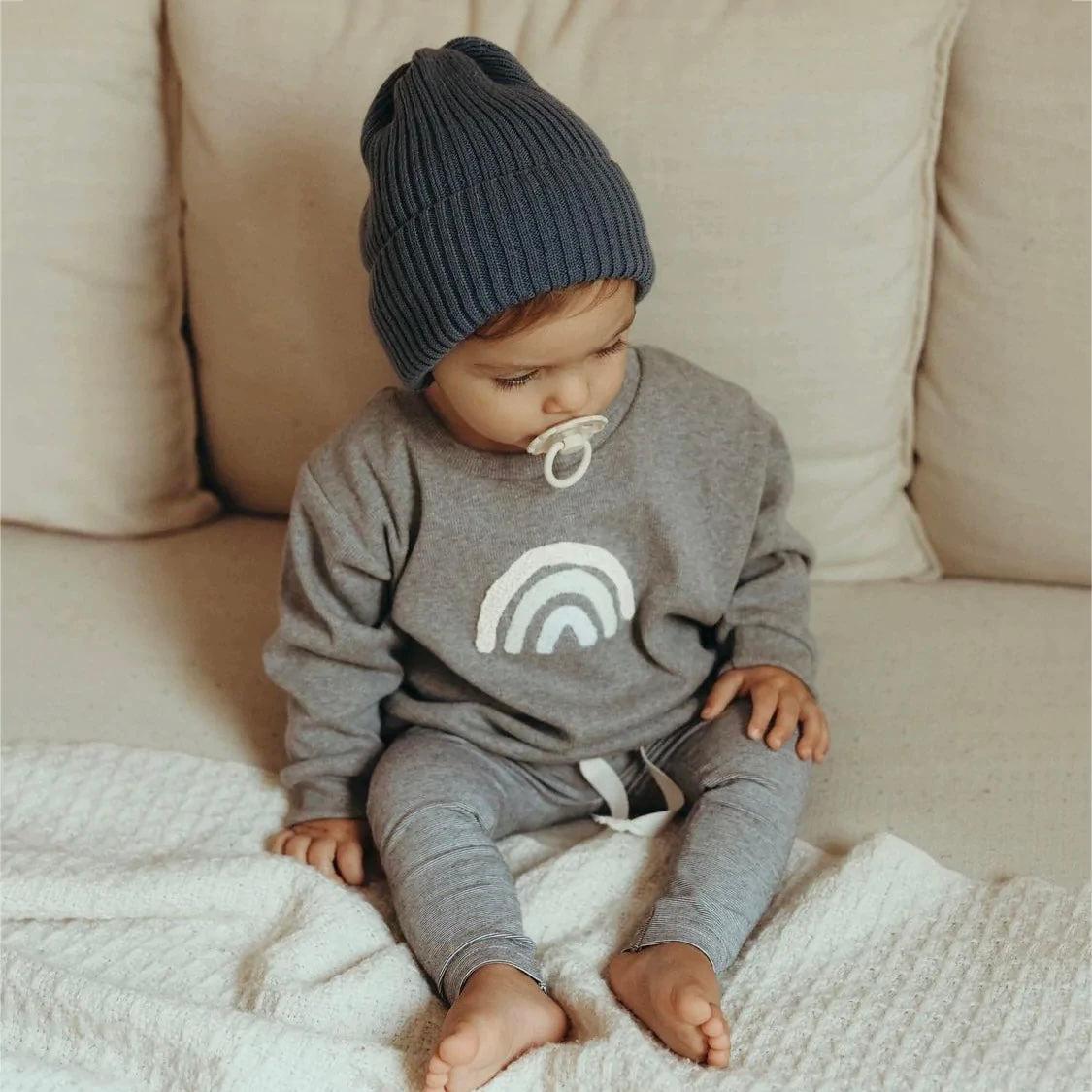 Grey Rainbow Clothing set