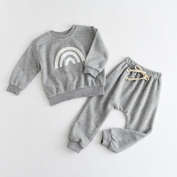 Grey Rainbow Clothing set