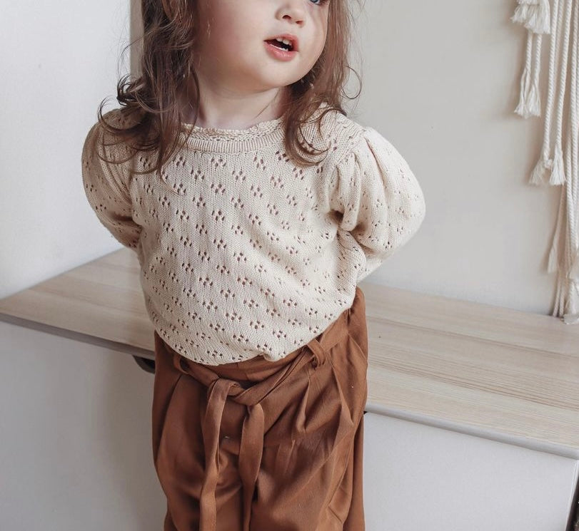 Mabel  hollow Knit Romper