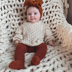 Mabel  hollow Knit Romper