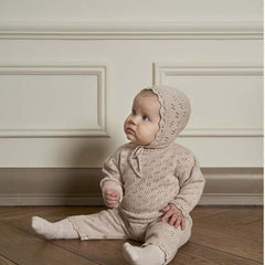 Mabel Knit bodysuit+bonnet