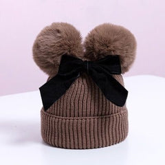 Double pom pom beanie