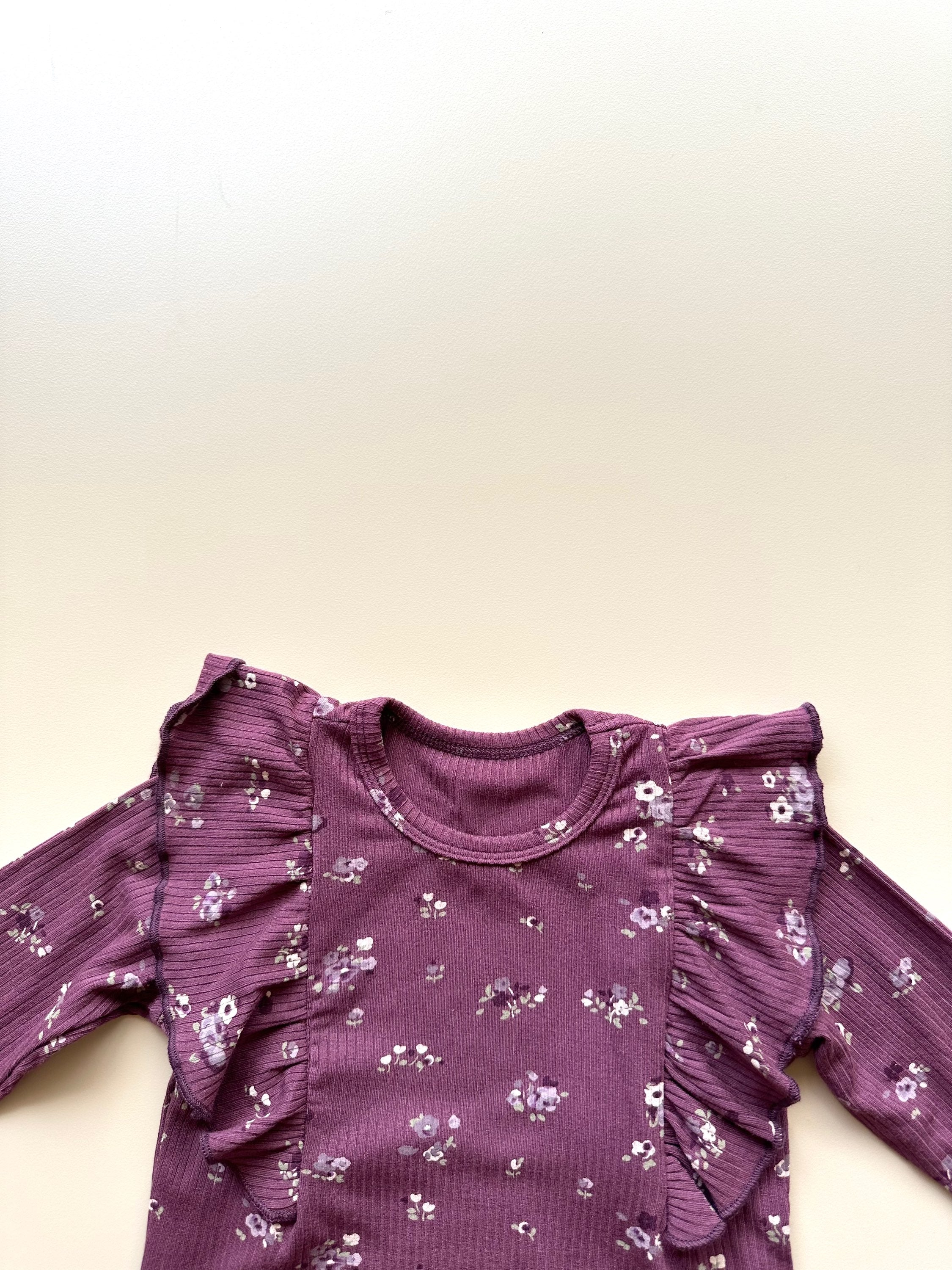 Mila mulberry bodysuit +headband