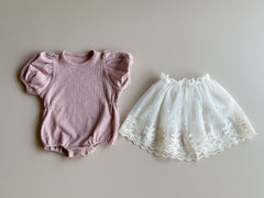 Leila romper with skirt
