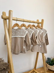 Mocha lace dress