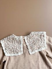 Mocha lace dress