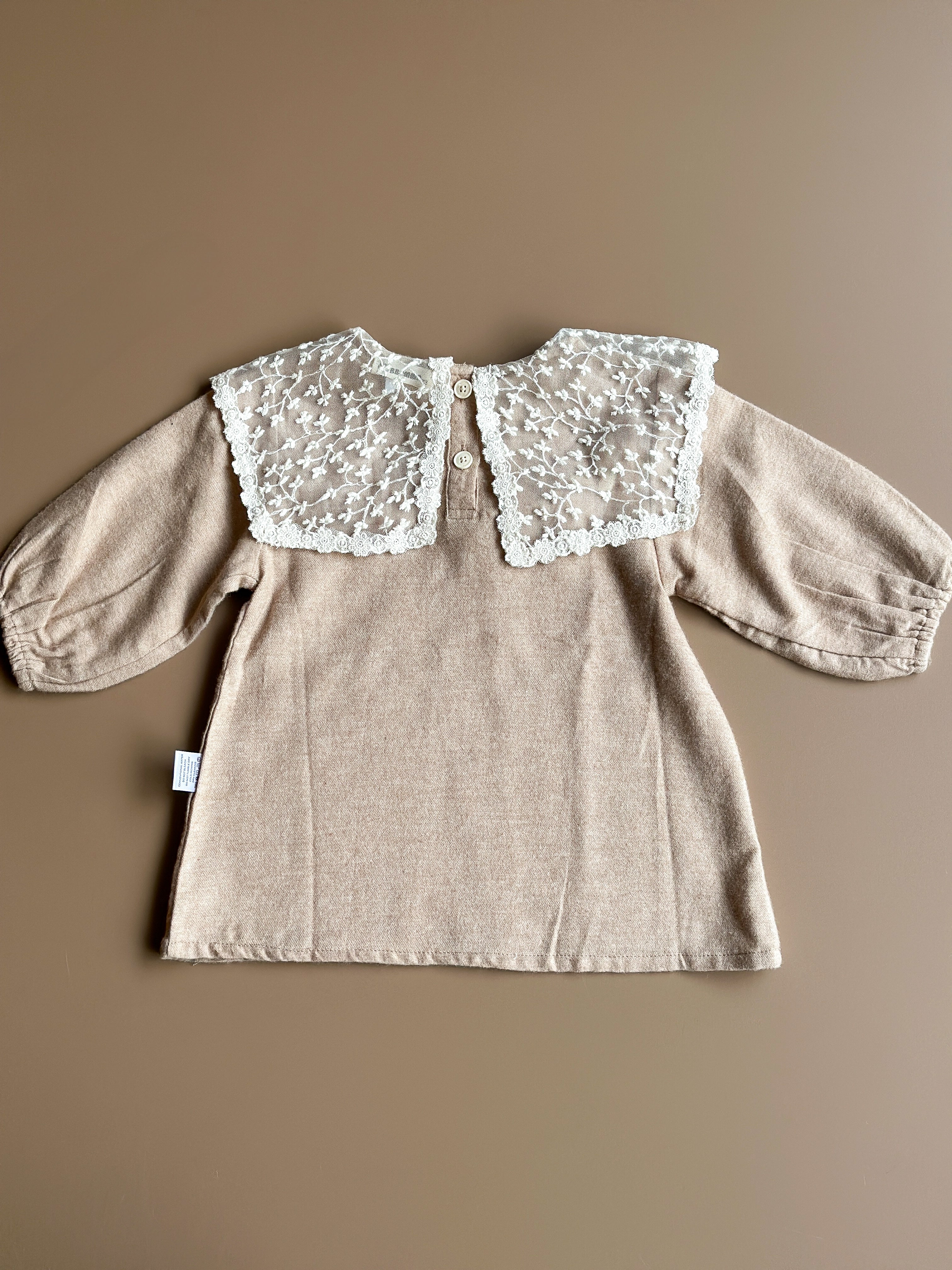 Mocha lace dress