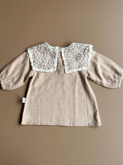 Mocha lace dress