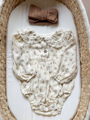 Vintage rose romper